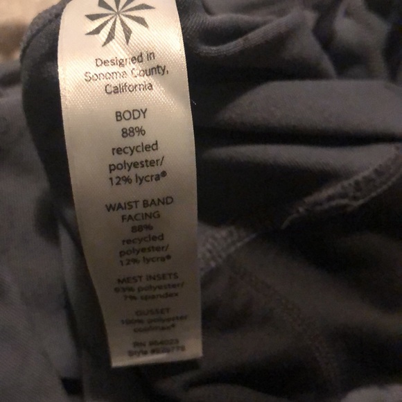 Athleta Splash Relay Capri Flint Grey SIZE M - Picture 4 of 4